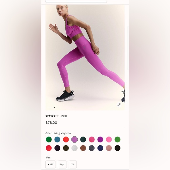 Free People | High-Rise 7/8 Length Good Karma Leggings M-L - Picture 5 of 6